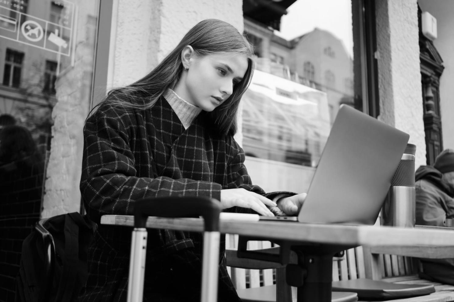 Professional workspace showing strategic planning and financial analysis